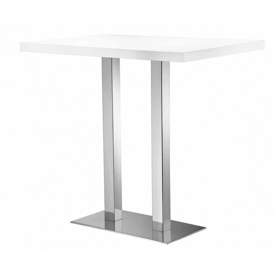 Masa uz comercial inalta din lemn si otel  Metalmobil XT 490A Q